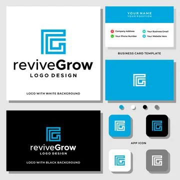RG LOGO DESIGN Stock Illustration