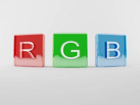 RGB box Stock Illustration