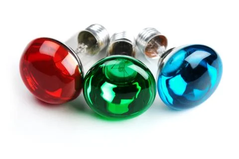 Rgb bulbs Stock Photos