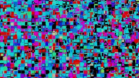 RGB chaos background. loop animation. Video stock 218370440