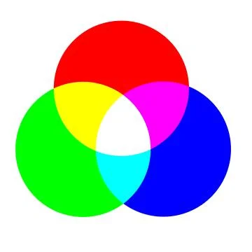 Rgb color ring Stock Illustration