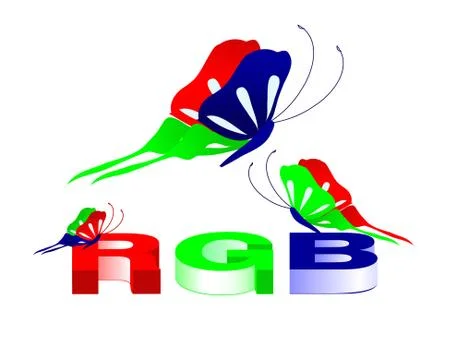 Rgb colors Stock Illustration