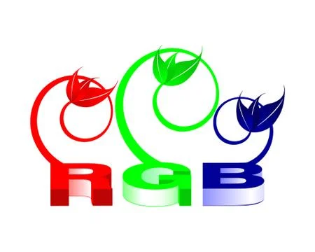 Rgb colors Stock Illustration