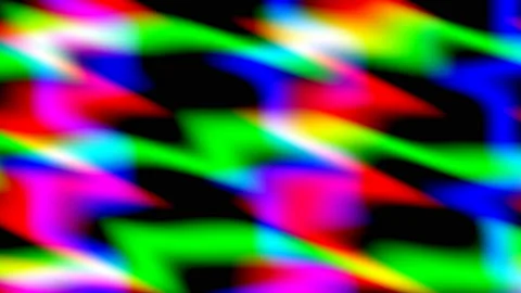 RGB Colours in Waves of Lines Video stock 139733431