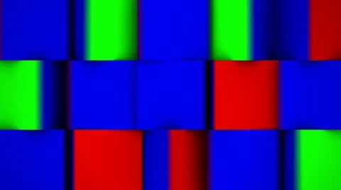 RGB cube mask Stock Footage 22444160