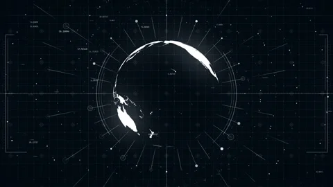 RGB Earth Dark Background Stock Footage 243847228