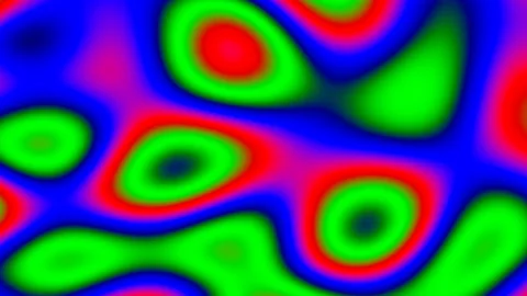 RGB Fluid Dynamics Waving Mass Stock Footage 139717456