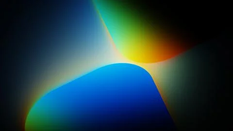 RGB gradient geometric background with crowned wave and spectrum Illustrazione stock