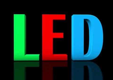 Rgb led Stock Illustration