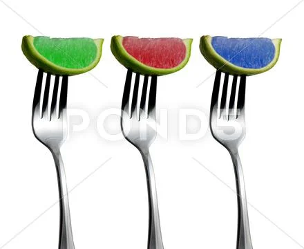 RGB limes Stock Photos