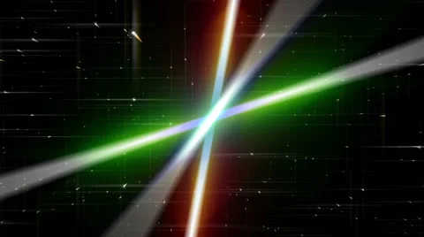 RGB lines in space Stock-Footage 66373951