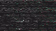Rgb Noise Lines Waves Flickering Running Glitch Background Stock Footage