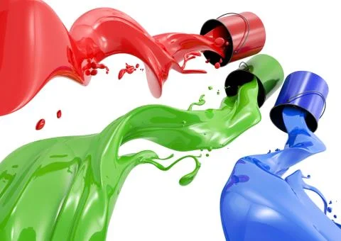 RGB Paint Stock Illustration