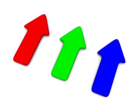 RGB pointer on white. 3d RGB pointer on white. 3d Copyright: xZoonar.com/S... 스톡 사진