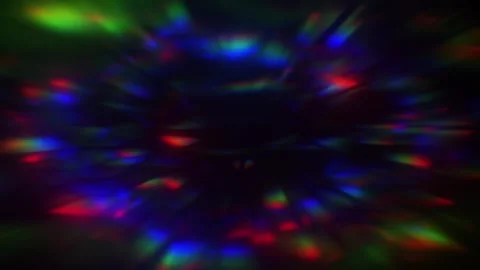 RGB Prism Light Burst Background Seamless Loop Stockbeeldmateriaal 333309436