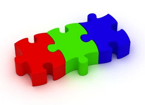 Rgb puzzle Illustration