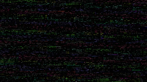 RGB Rainbow Distorted Small Sized Noise Effect Video stock 152800725