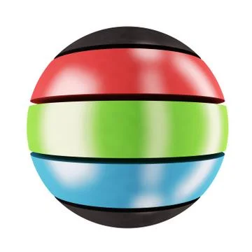 RGB sphere Illustration