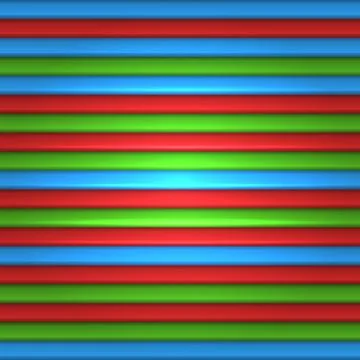 RGB Striped Seamless Pattern Background. Vector 库存插图