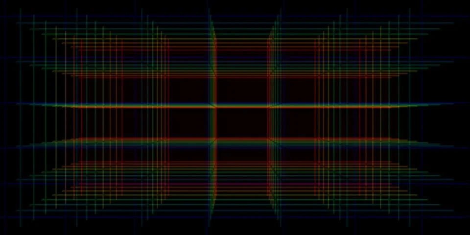 Rgb template boxes Stock Illustration