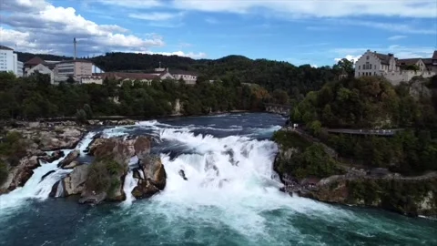 Rheinfall Stock Footage 213038058