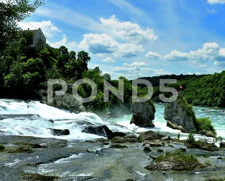 Rheinfall switzerland Stock Photos