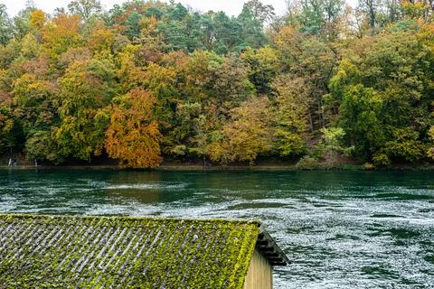 Rheinfall waterfall trip Stock Photos
