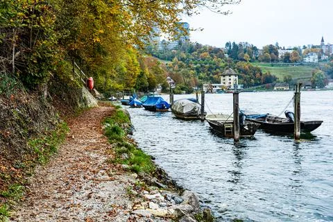 Rheinfall waterfall trip Stock Photos