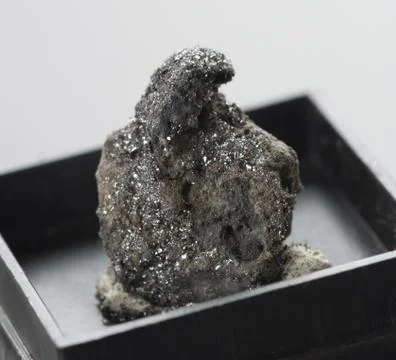 Rheniite crystals on the matrix Stock Photos
