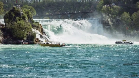 Rhine Falls Stock Footage 75149190