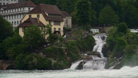 Rhine Falls Stock Footage 98575856