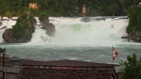 Rhine Falls Video stock 98575882