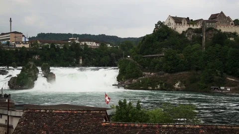 Rhine Falls Stock Footage 98575902