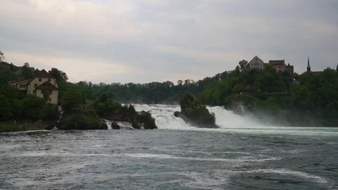Rhine Falls Stock Footage 98575939