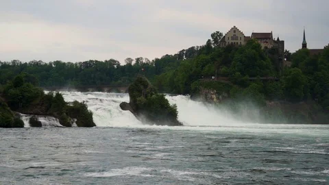 Rhine Falls Stock Footage 98575944