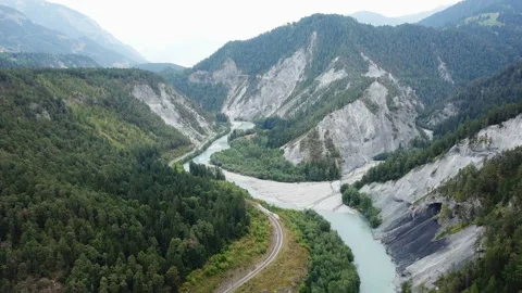 Rhine gorge Video stock 132294628
