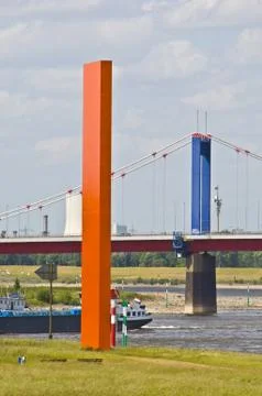 Rhine orange Stock Photos