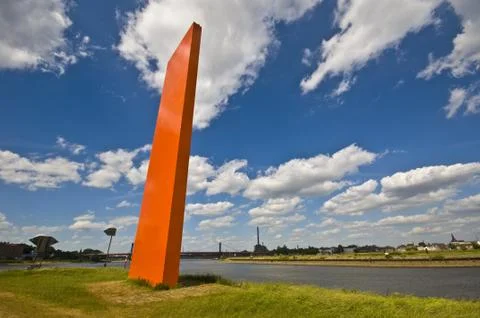 Rhine orange Stock Photos