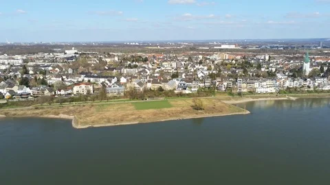 Rhine river in Cologne Stock Footage 107049688