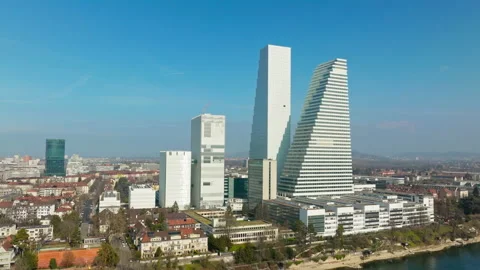 Rhine River by Drone Stock Footage 236348374