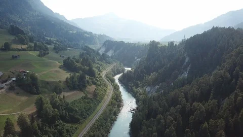 Rhine valley Video stock 93368245