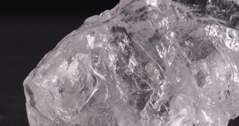 Rhinestone mineral. Close-up of the structure of the stone. 動画素材 165266987