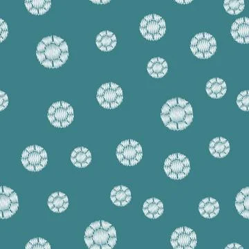 Rhinestone template pattern Stock Illustration