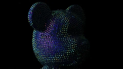 Rhinestones bear Stock Footage 230963576