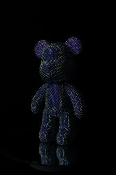 Rhinestones bear Stockfoto's