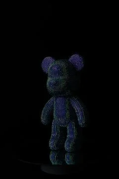 Rhinestones bear Stockfoto's