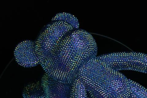 Rhinestones bear Stockfoto's