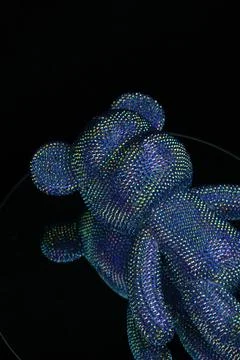 Rhinestones bear Stockfoto's