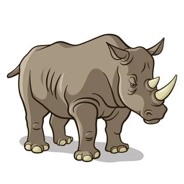 Rhino 001 Stock Illustration