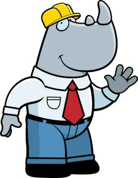 Rhino Foreman Stock Illustration